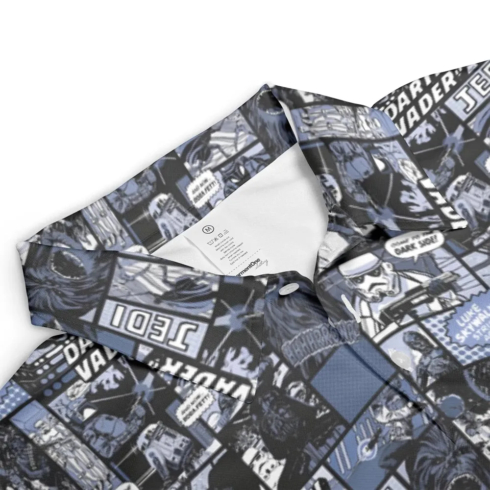 Star Wars Dark Side Comic AOP Men/Women Polo Shirt - 3