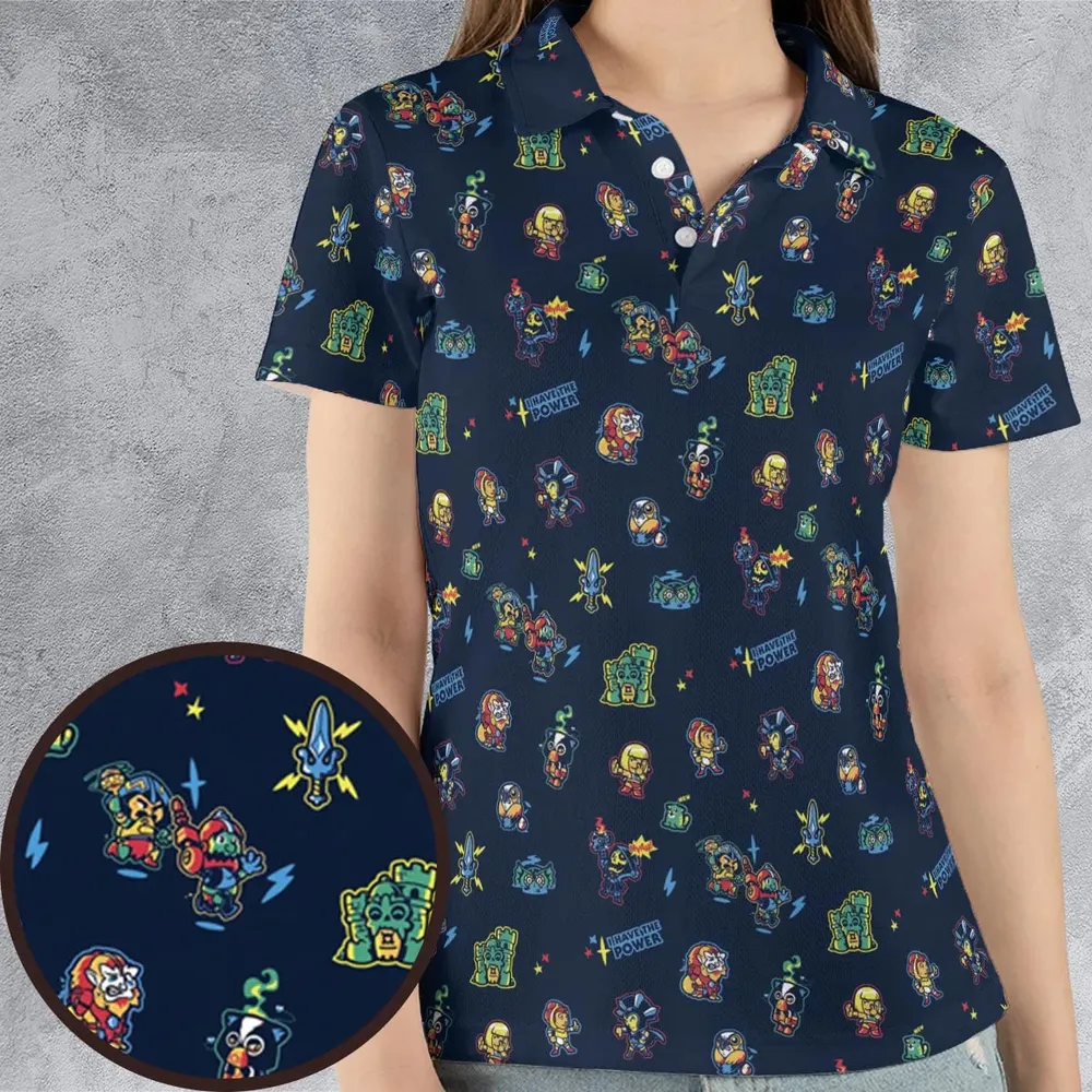Masters Of The Universe Funny Pattern AOP Men/Women Polo Shirt - 4