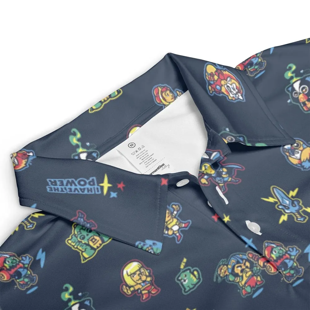Masters Of The Universe Funny Pattern AOP Men/Women Polo Shirt - 3