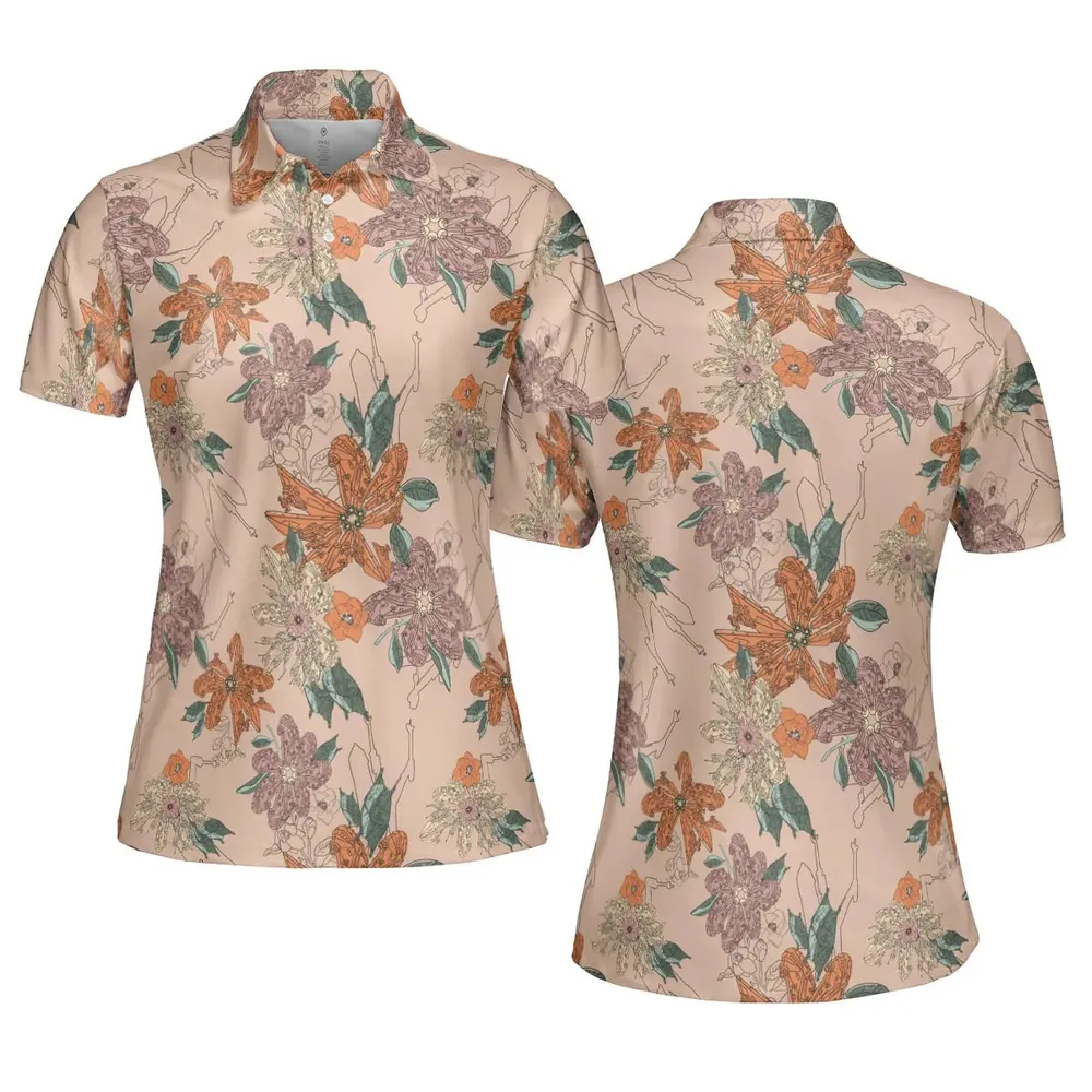 Star Wars Ships Floral Pattern AOP Men/Women Polo Shirt - 5