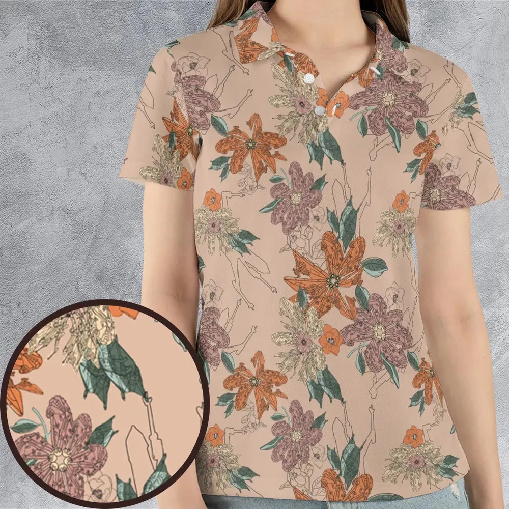 Star Wars Ships Floral Pattern AOP Men/Women Polo Shirt - 4