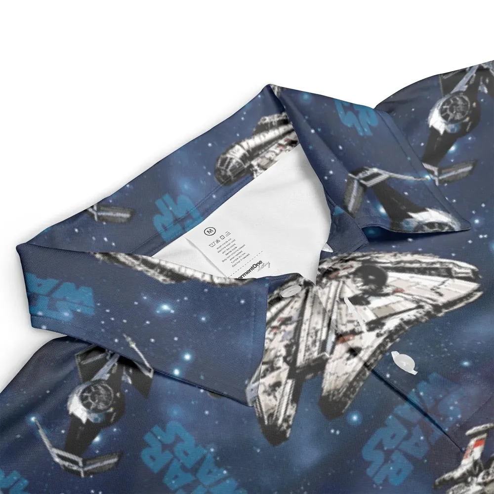 Star Wars Ships Pattern AOP Men/Women Polo Shirt - 3