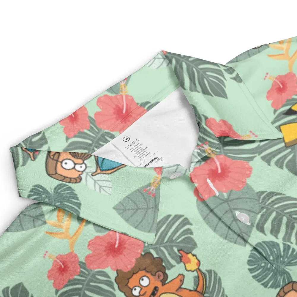 Simpsonmon The Simpsons Pokemon Mashup AOP Men/Women Polo Shirt - 3