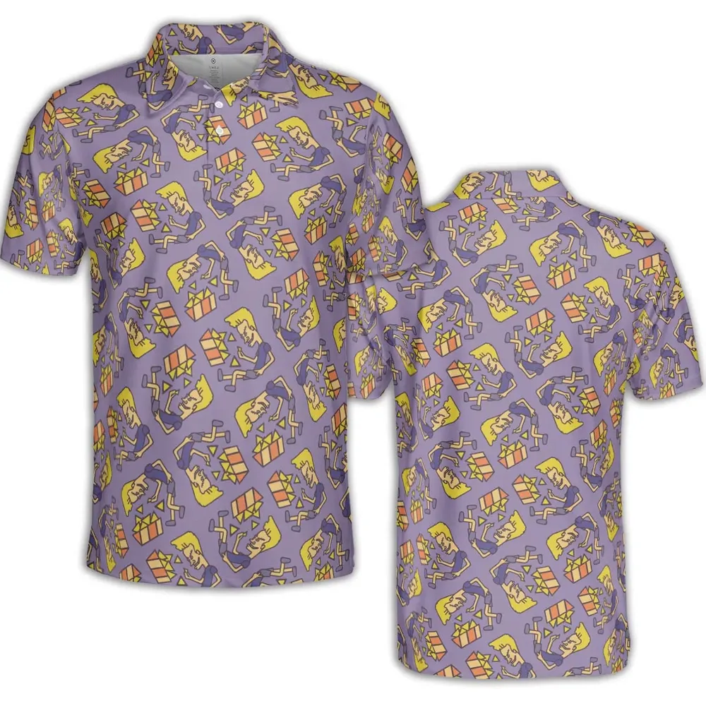 Nachos Rule Beavis and Butthead AOP Men/Women Polo Shirt - 2