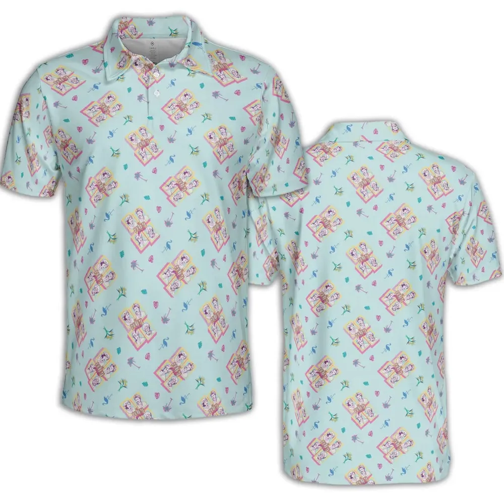 Golden Girls Patterned AOP Men/Women Polo Shirt - 2