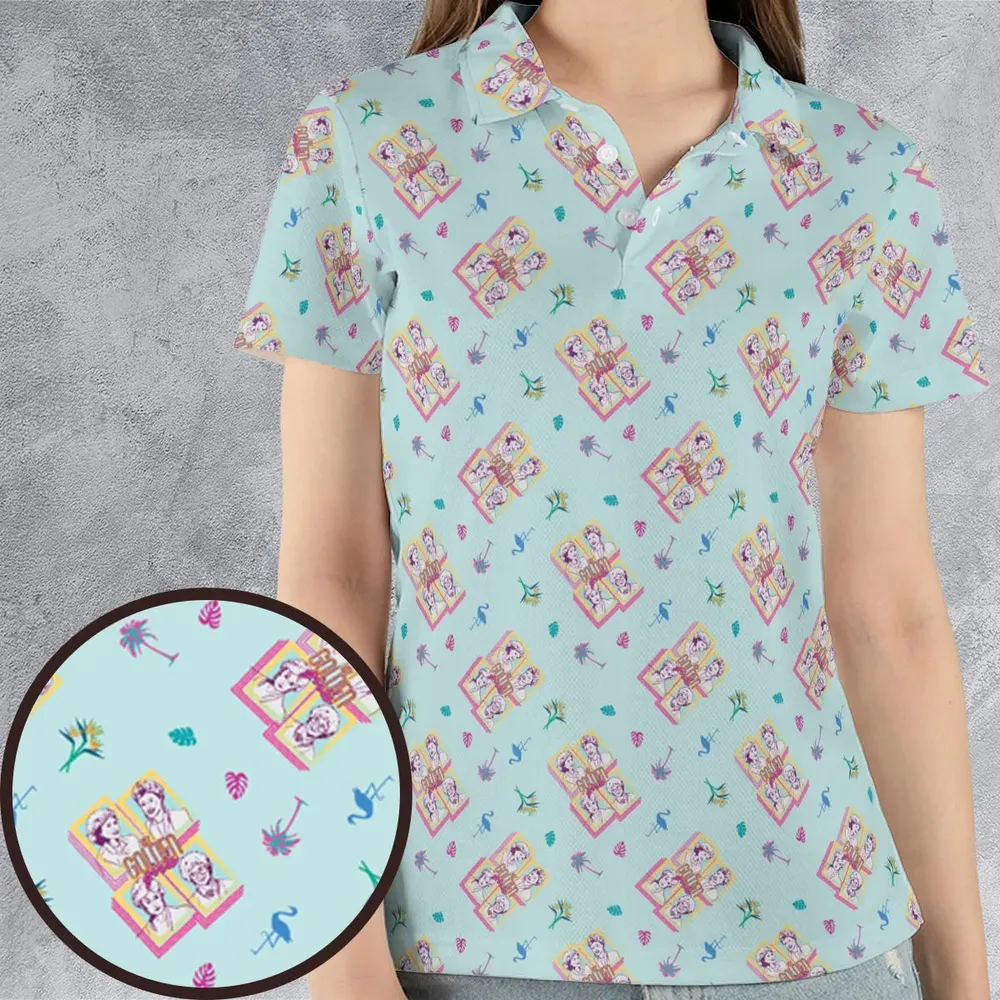 Golden Girls Patterned AOP Men/Women Polo Shirt - 4