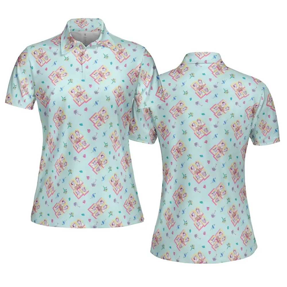 Golden Girls Patterned AOP Men/Women Polo Shirt - 5