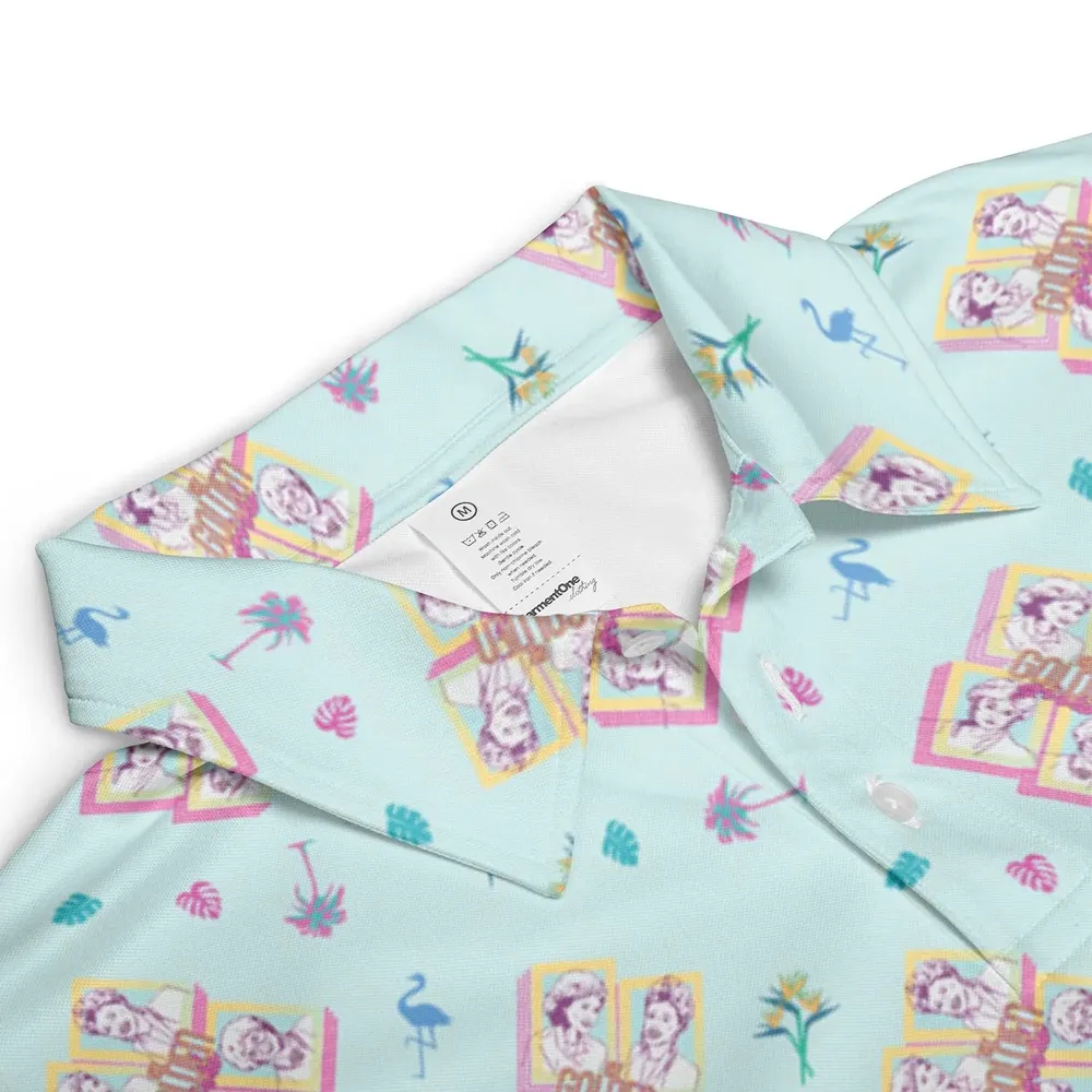 Golden Girls Patterned AOP Men/Women Polo Shirt - 3