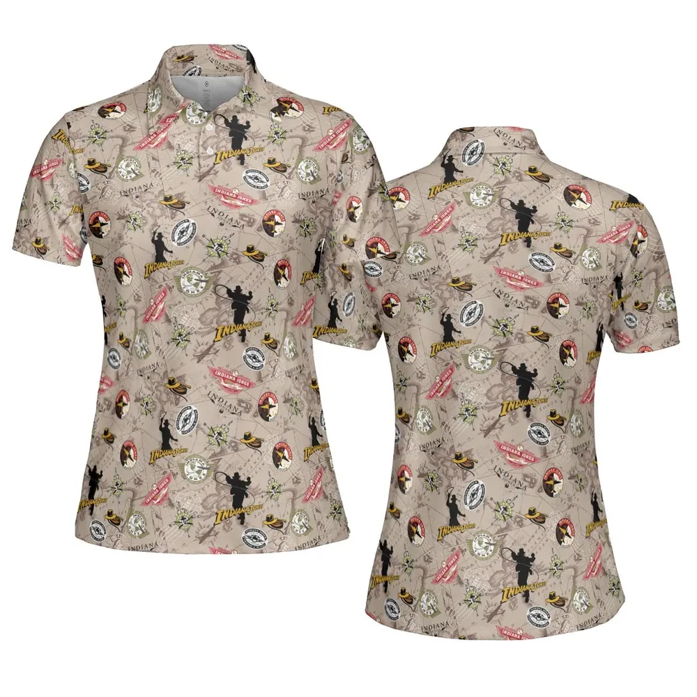 Indiana Jones Patterns AOP Men/Women Polo Shirt - 5