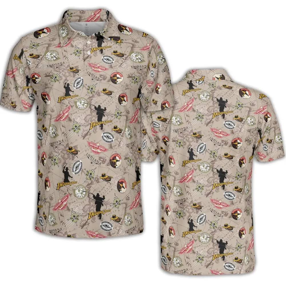 Indiana Jones Patterns AOP Men/Women Polo Shirt - 2