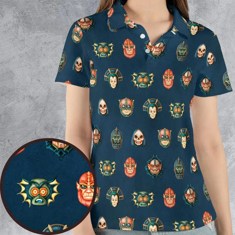 Villains He-man Masters Of The Universe AOP Men/Women Polo Shirt - 4