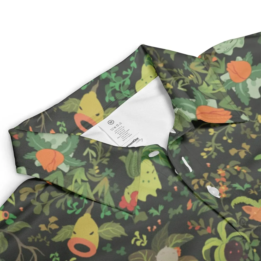 Grass Pokemon Patterns AOP Men/Women Polo Shirt - 3