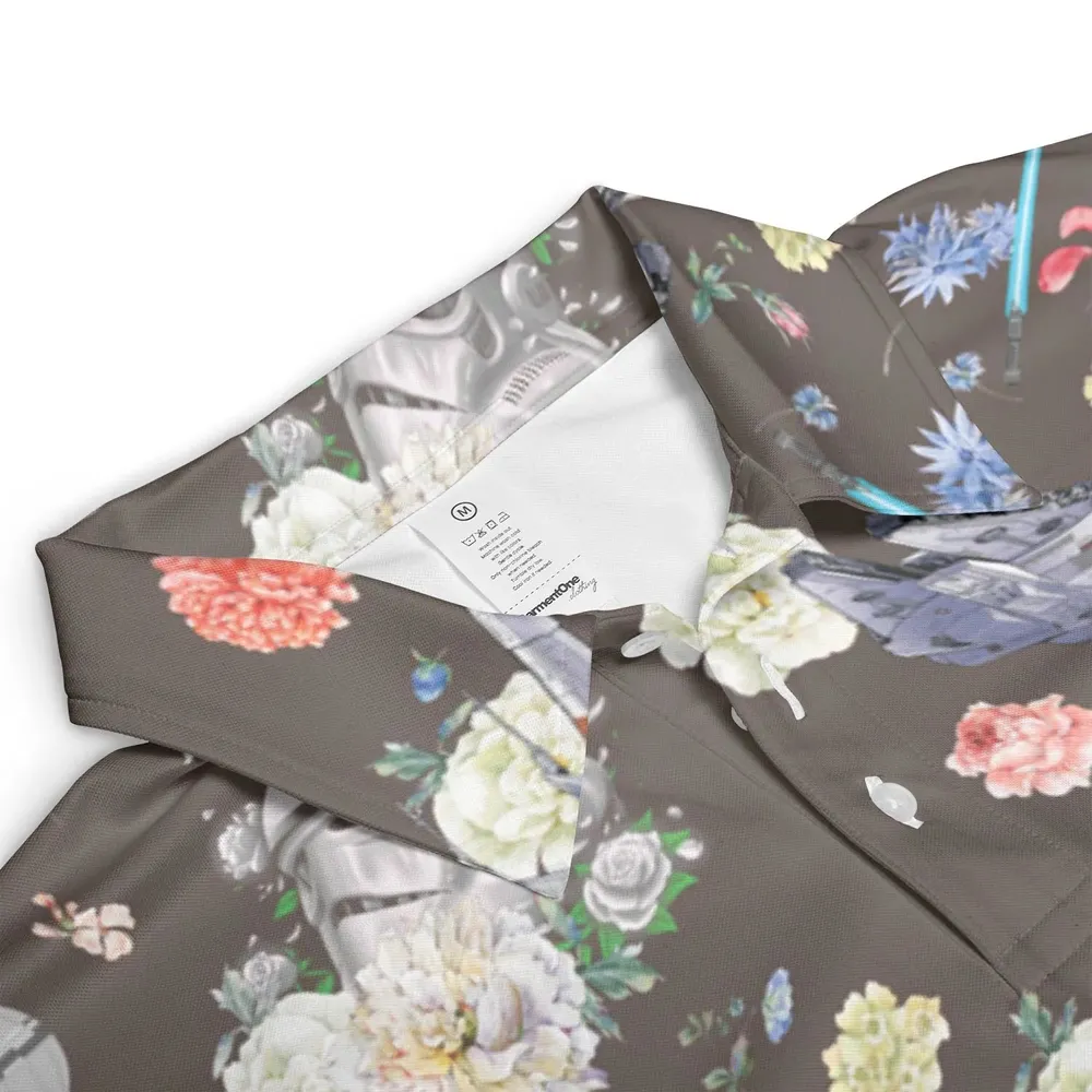 Stormtrooper Flower Vintage Pattern AOP Men/Women Polo Shirt - 3