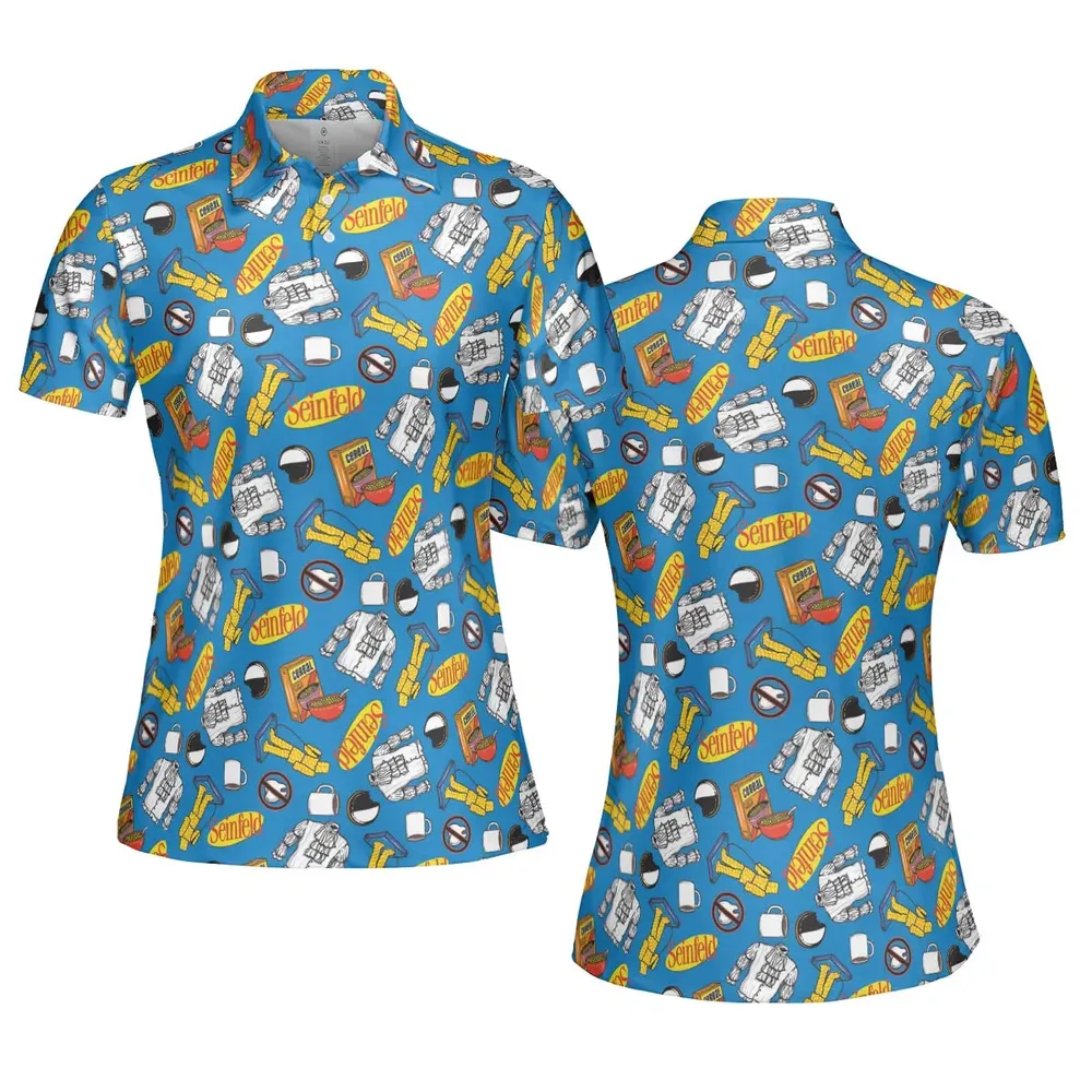 Jerry Seinfeld Comedian Pattern AOP Men/Women Polo Shirt - 5