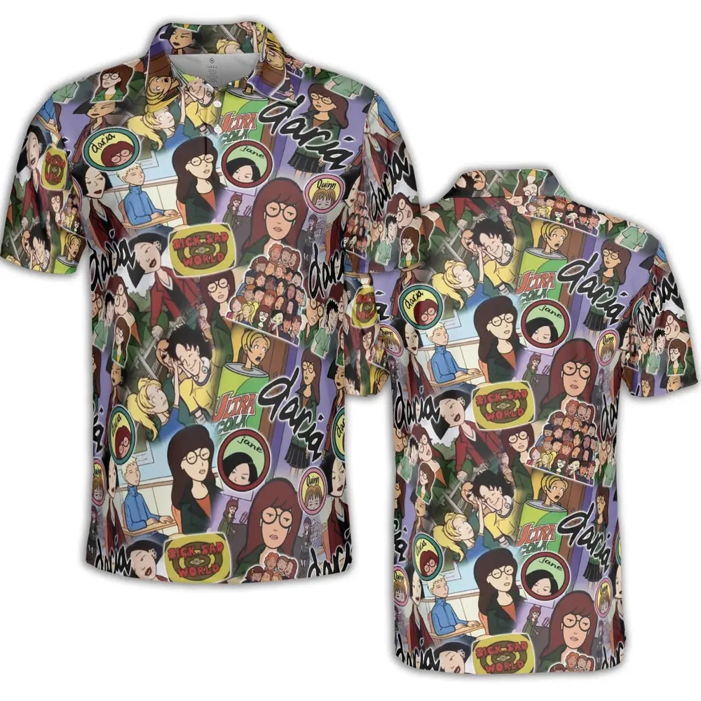 Sick Sad World Daria AOP Men/Women Polo Shirt - 2