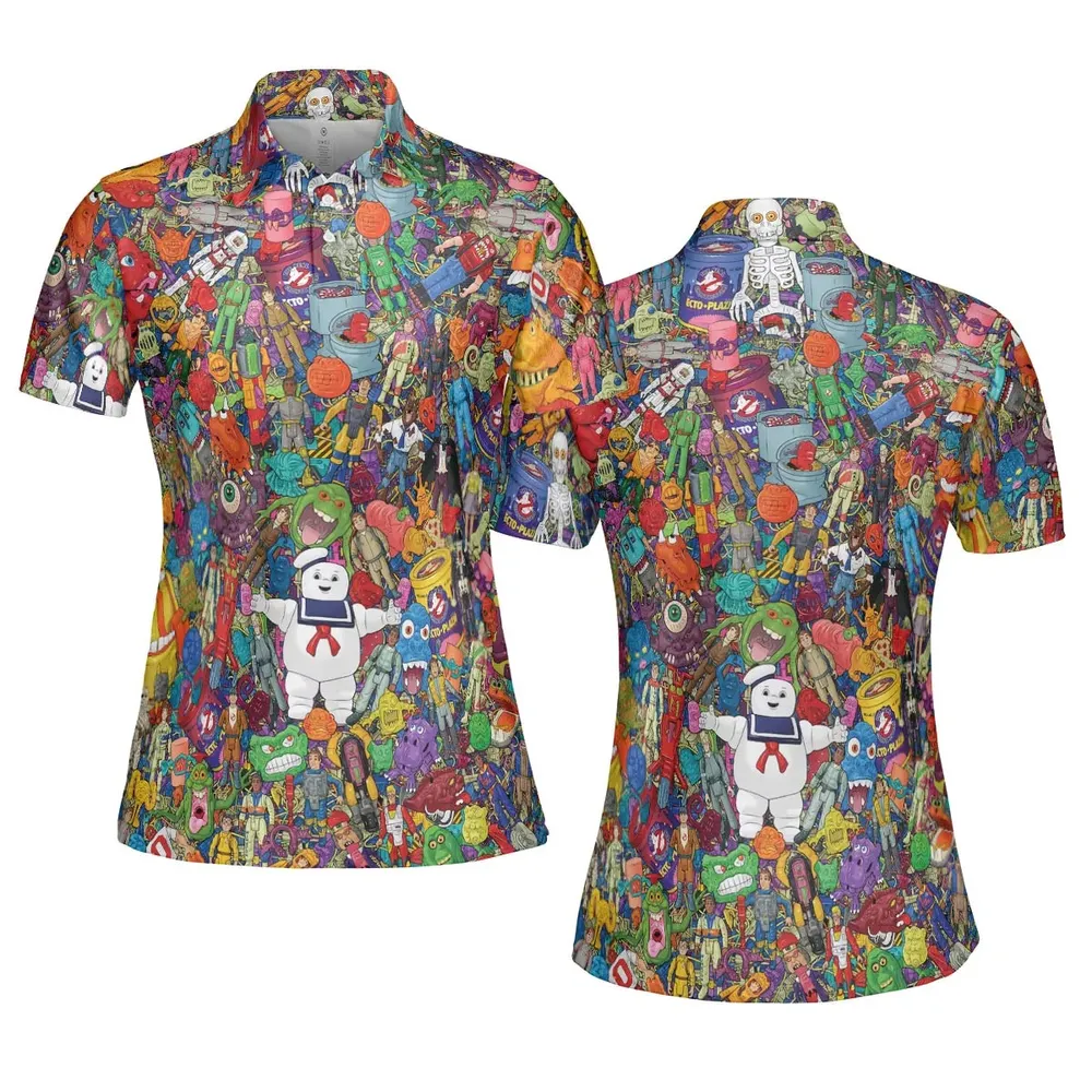 Ghostbusters Toybox AOP Men/Women Polo Shirt - 5