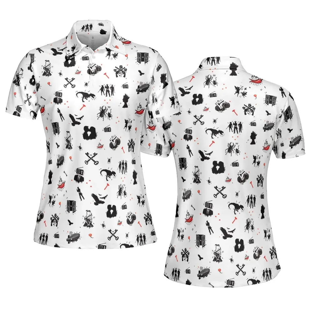 Legandary Bands Mashup AOP Men/Women Polo Shirt - 5
