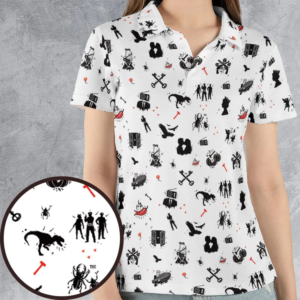 Legandary Bands Mashup AOP Men/Women Polo Shirt - 4