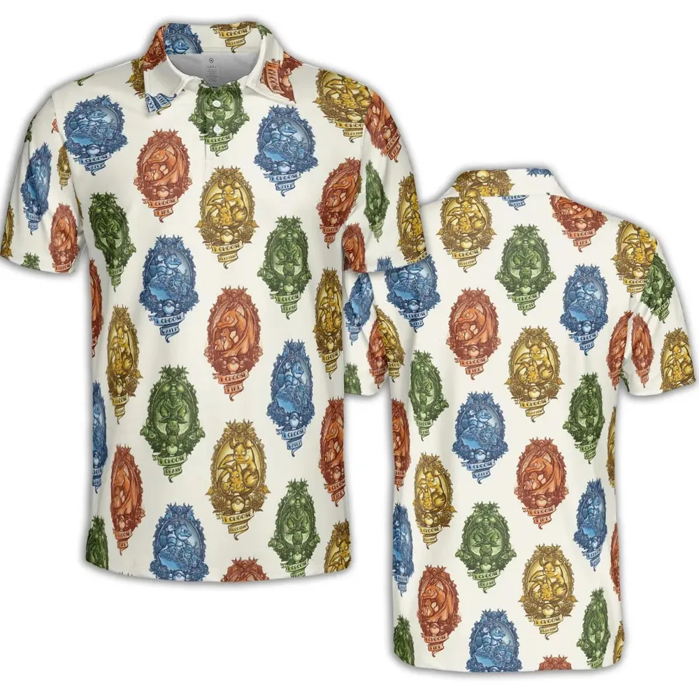 Water Grass Electric Fire I Choose Pattern AOP Men/Women Polo Shirt - 2