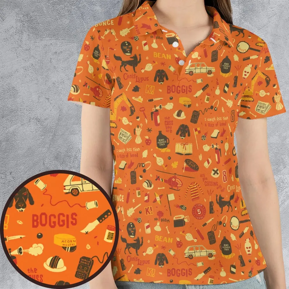 Fantastic Mr. Fox Pattern AOP Men/Women Polo Shirt - 4
