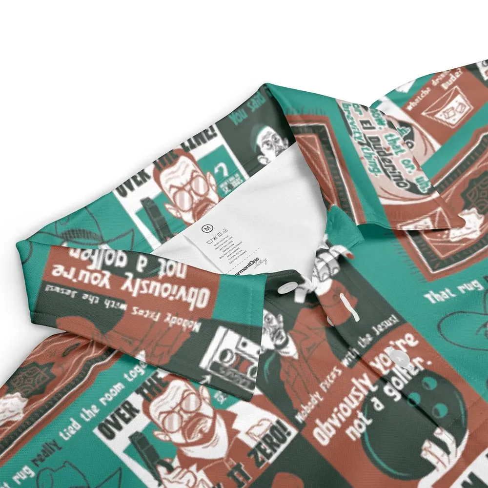 I'm The Dude The Big Lebowski AOP Men/Women Polo Shirt - 3