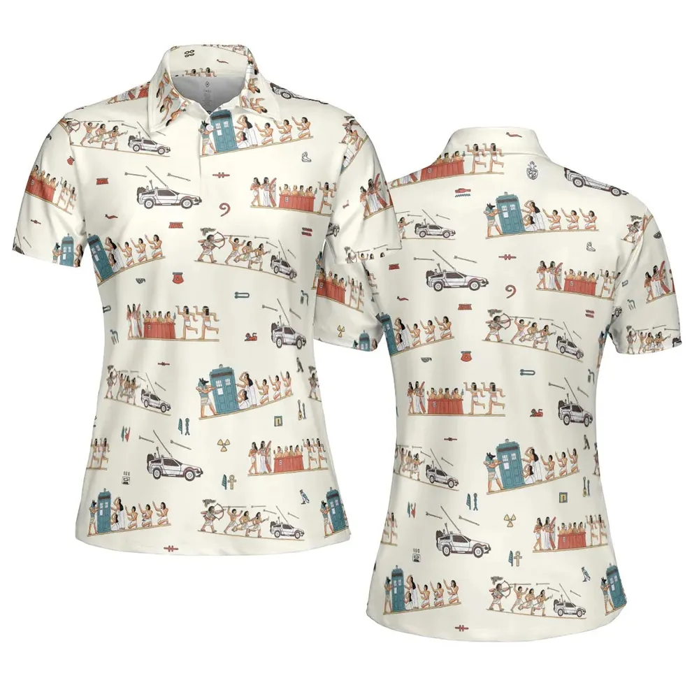 Lost In Egypt AOP Men/Women Polo Shirt - 5