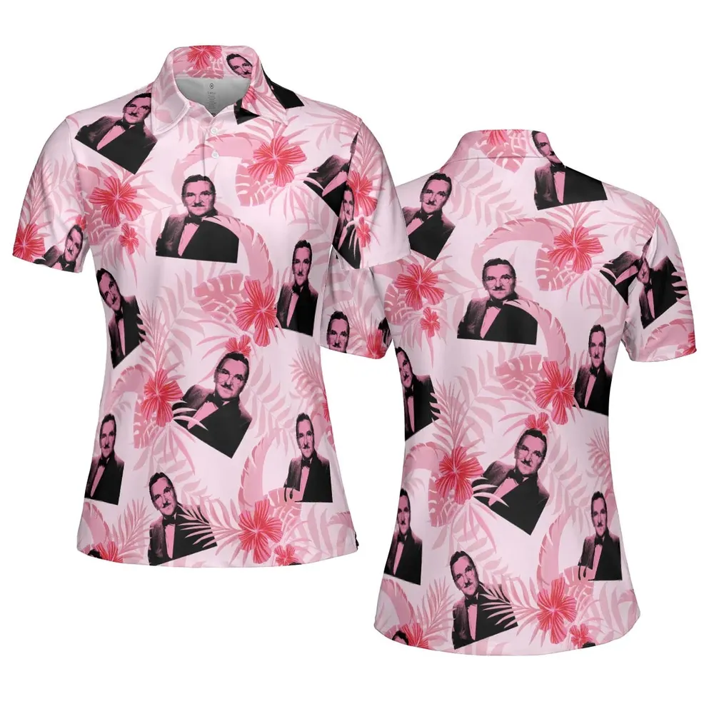 The Andy Griffith Show Pink Pattern AOP Men/Women Polo Shirt - 5