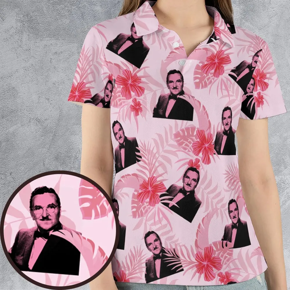 The Andy Griffith Show Pink Pattern AOP Men/Women Polo Shirt - 4
