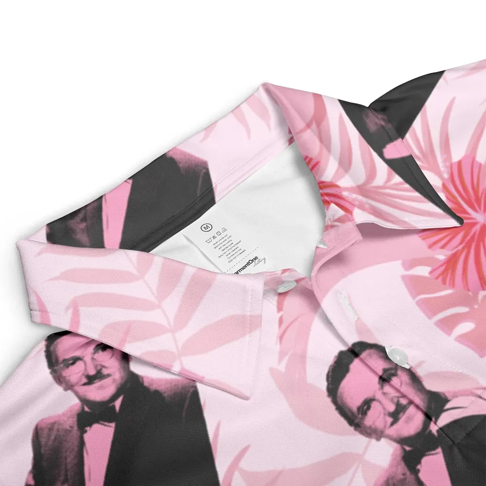 The Andy Griffith Show Pink Pattern AOP Men/Women Polo Shirt - 3