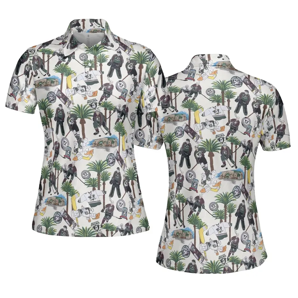 Hockey Mighty Ducks Players AOP Men/Women Polo Shirt - 5