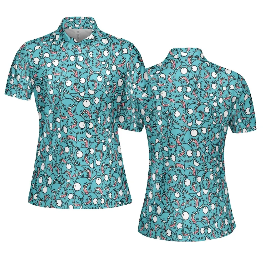 Gumball Watterson Pattern AOP Men/Women Polo Shirt - 5