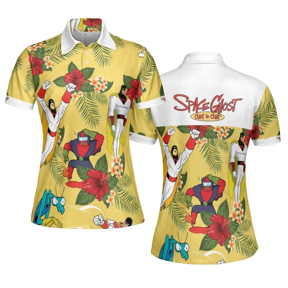 Space Ghost Coast to Coast Characters AOP Men/Women Polo Shirt - 5