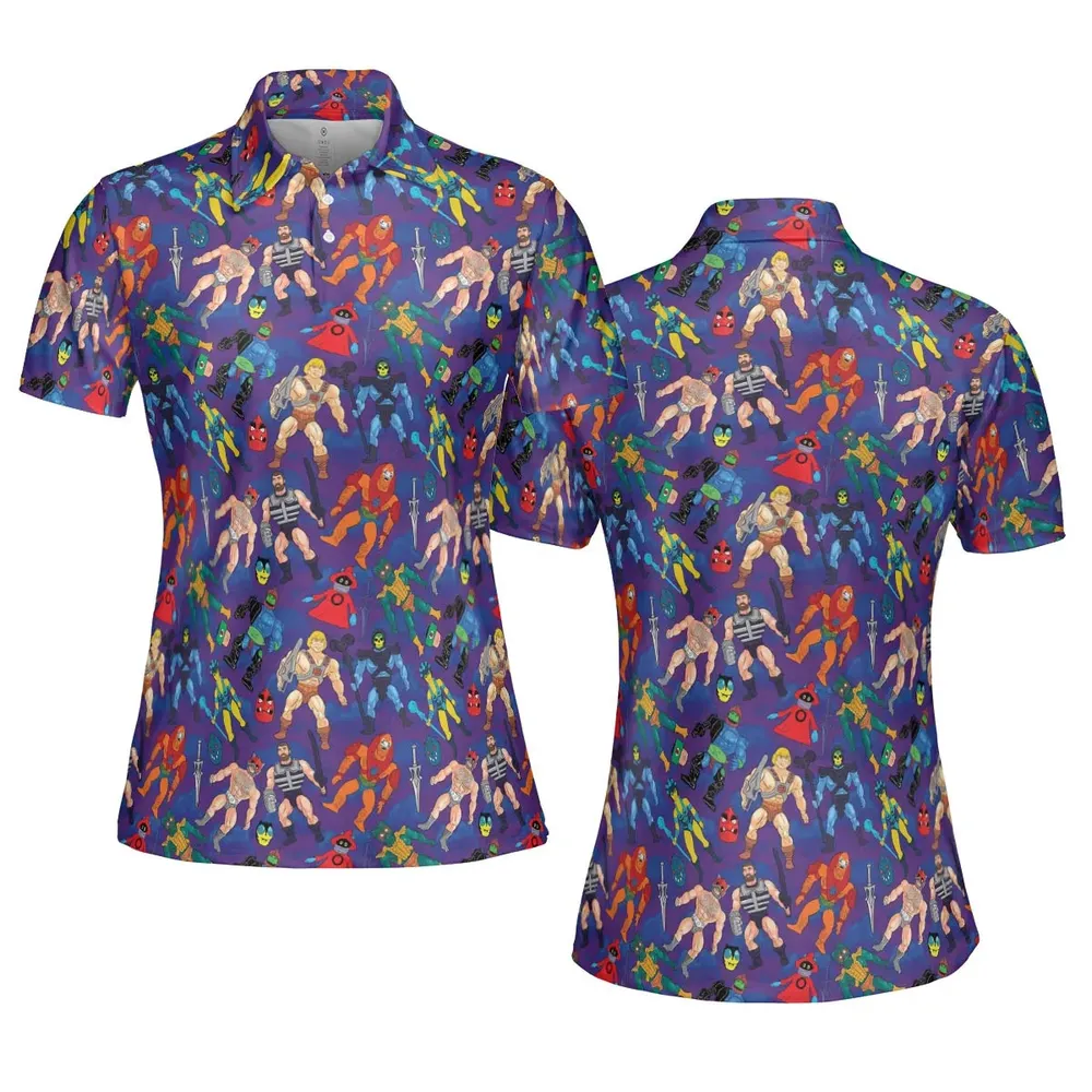 MOTU Figures AOP Men/Women Polo Shirt - 5