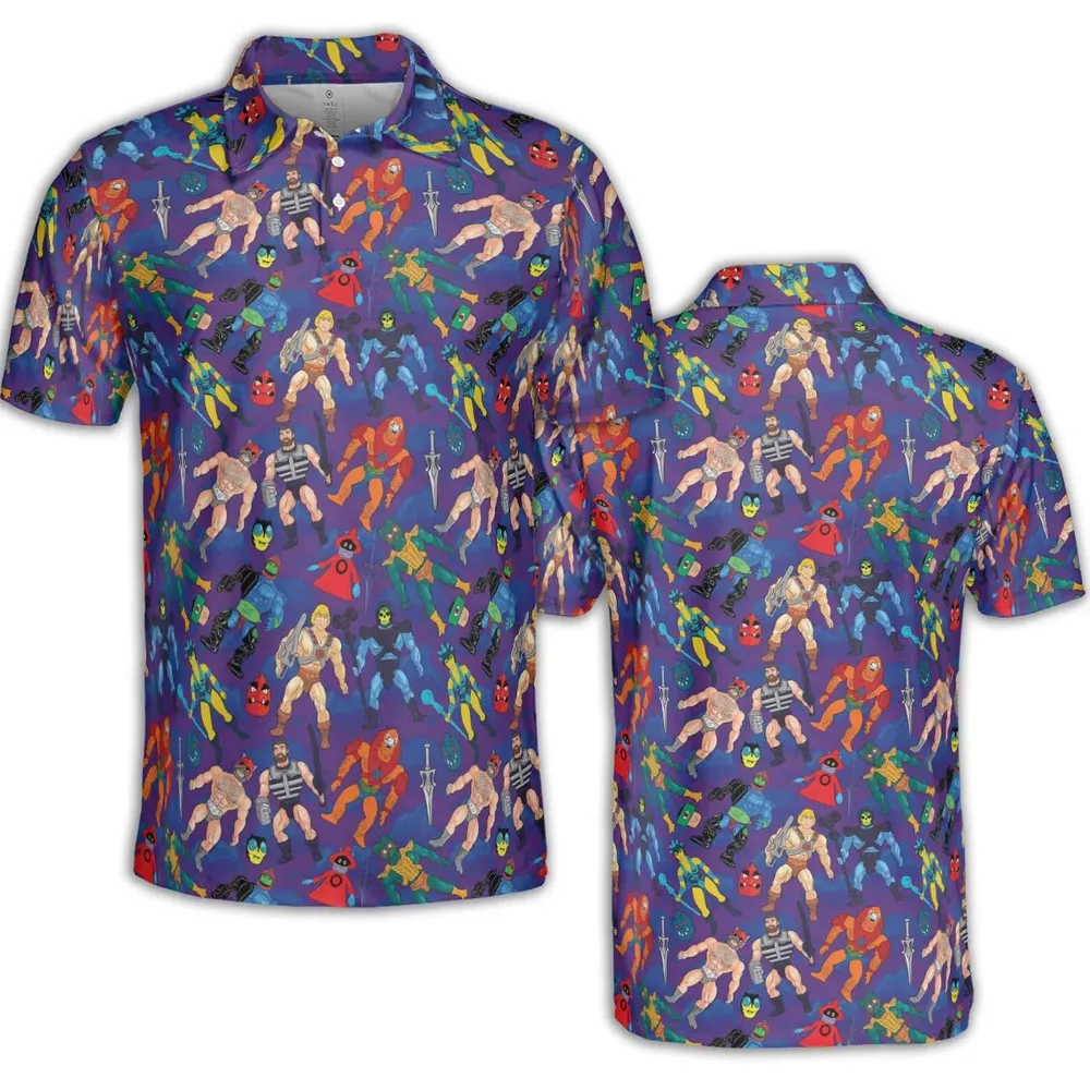 MOTU Figures AOP Men/Women Polo Shirt - 2