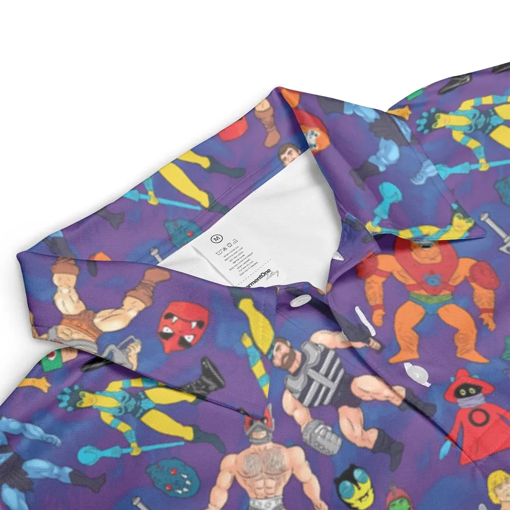 MOTU Figures AOP Men/Women Polo Shirt - 3