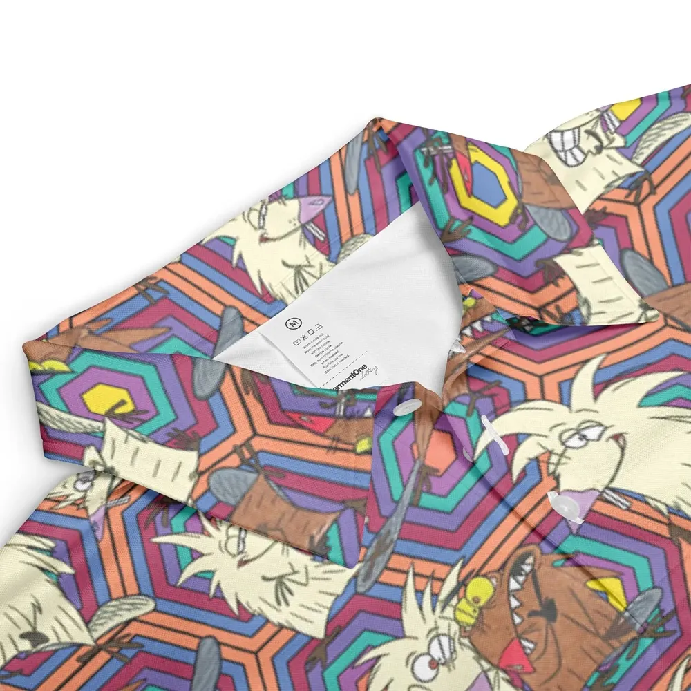 The Angry Beavers Pattern AOP Men/Women Polo Shirt - 3