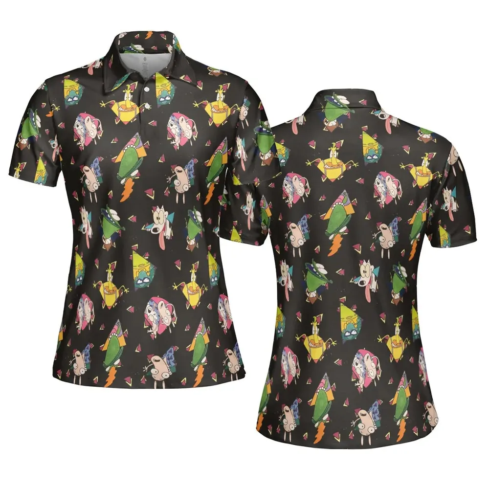 Rocko's Modern Life Pattern AOP Men/Women Polo Shirt - 5