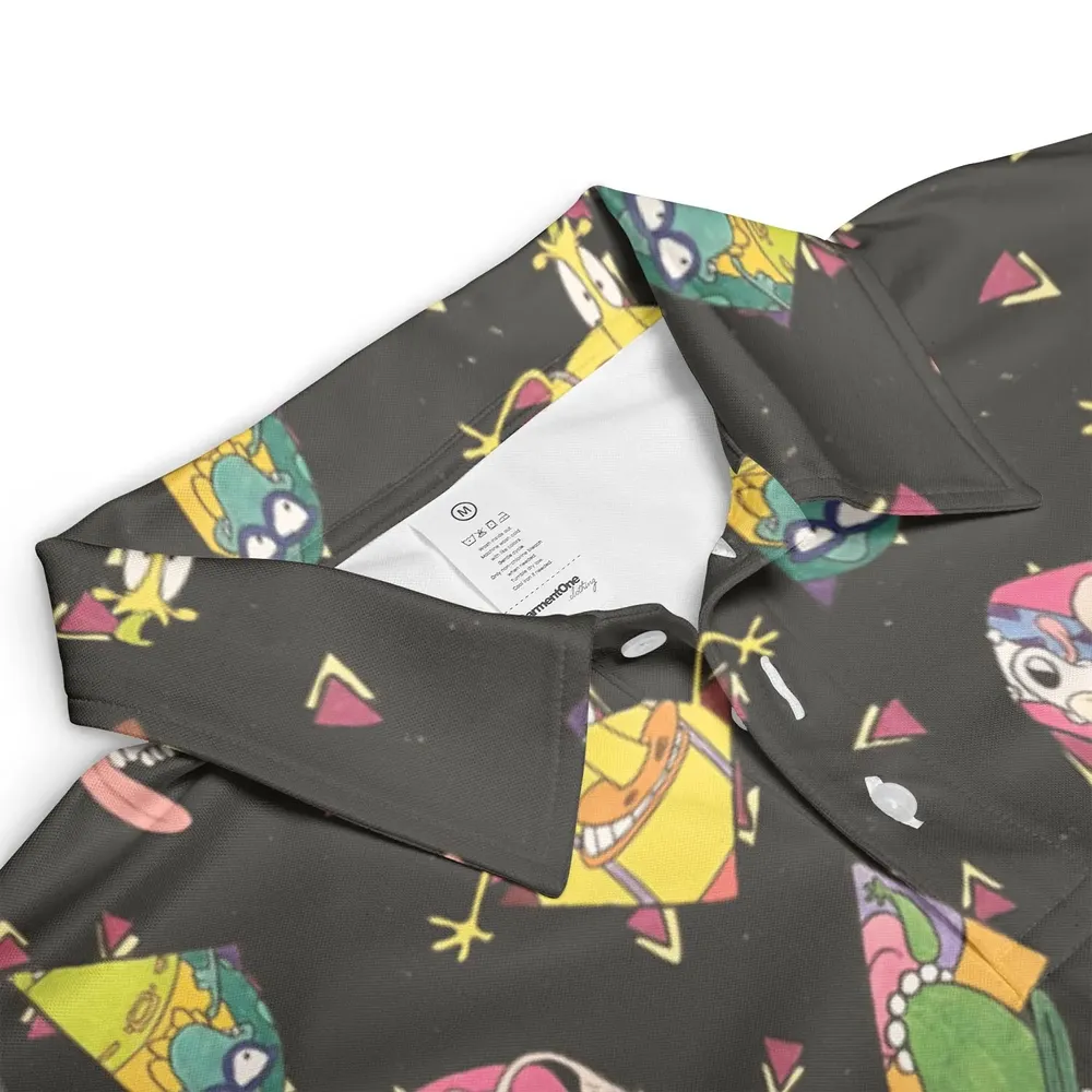 Rocko's Modern Life Pattern AOP Men/Women Polo Shirt - 3