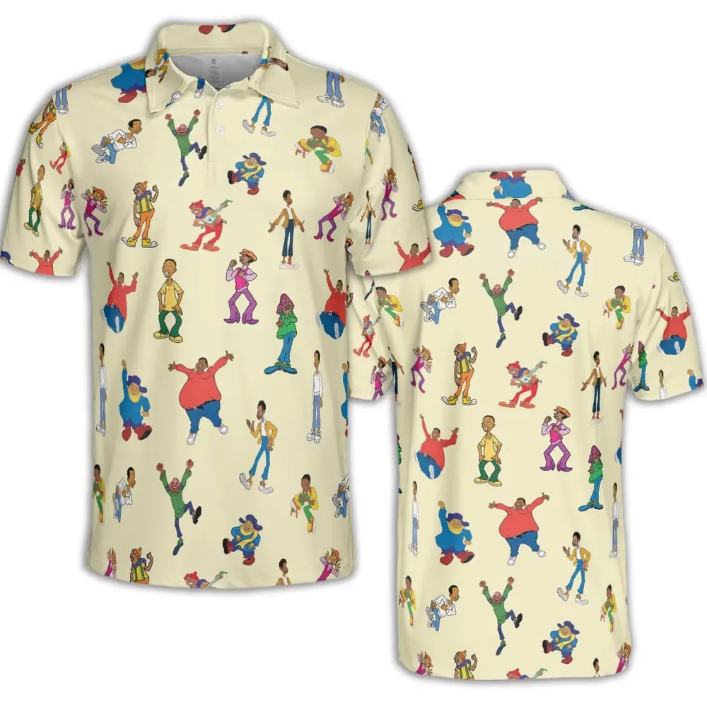 Fat Albert and the Cosby Kids AOP Men/Women Polo Shirt - 2