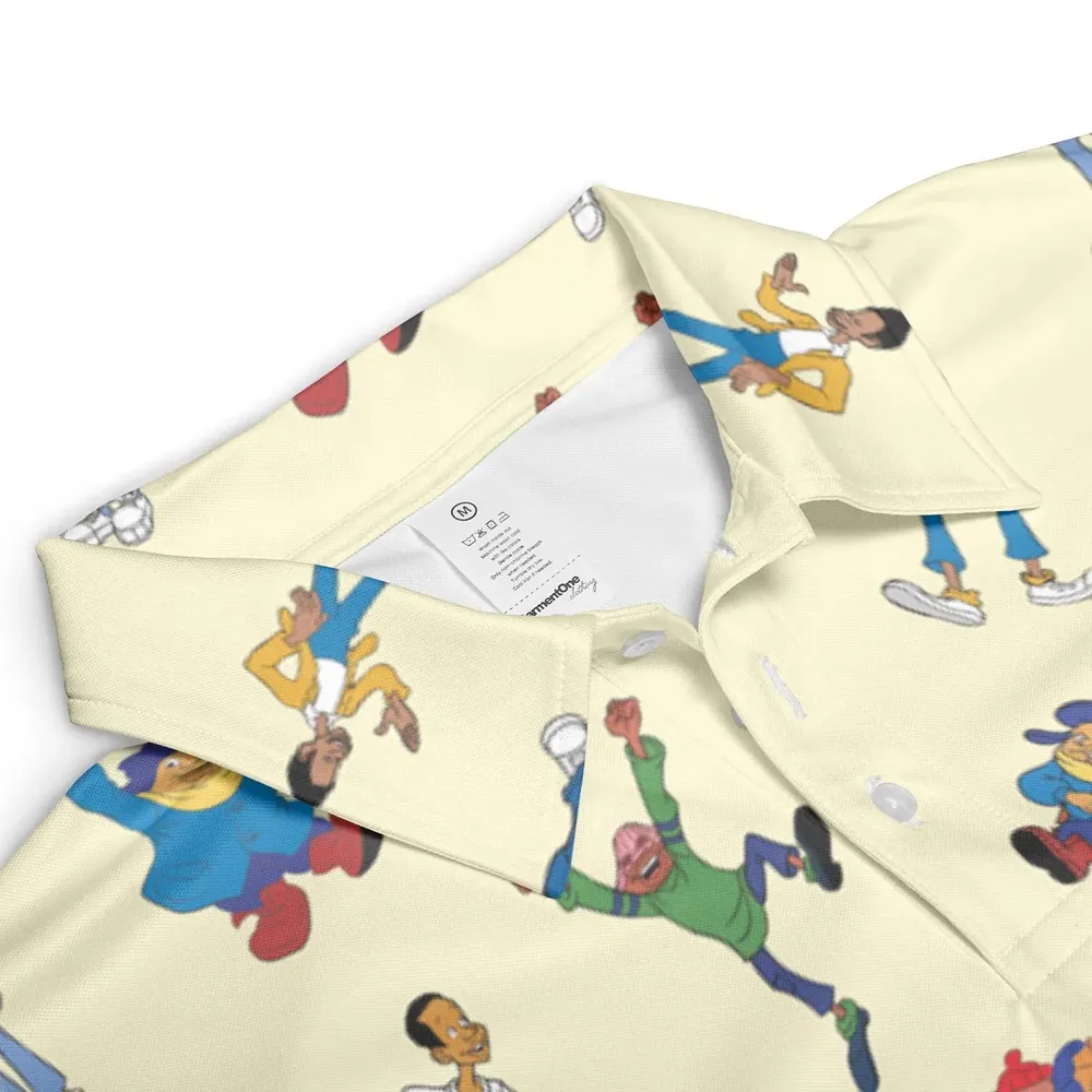 Fat Albert and the Cosby Kids AOP Men/Women Polo Shirt - 3