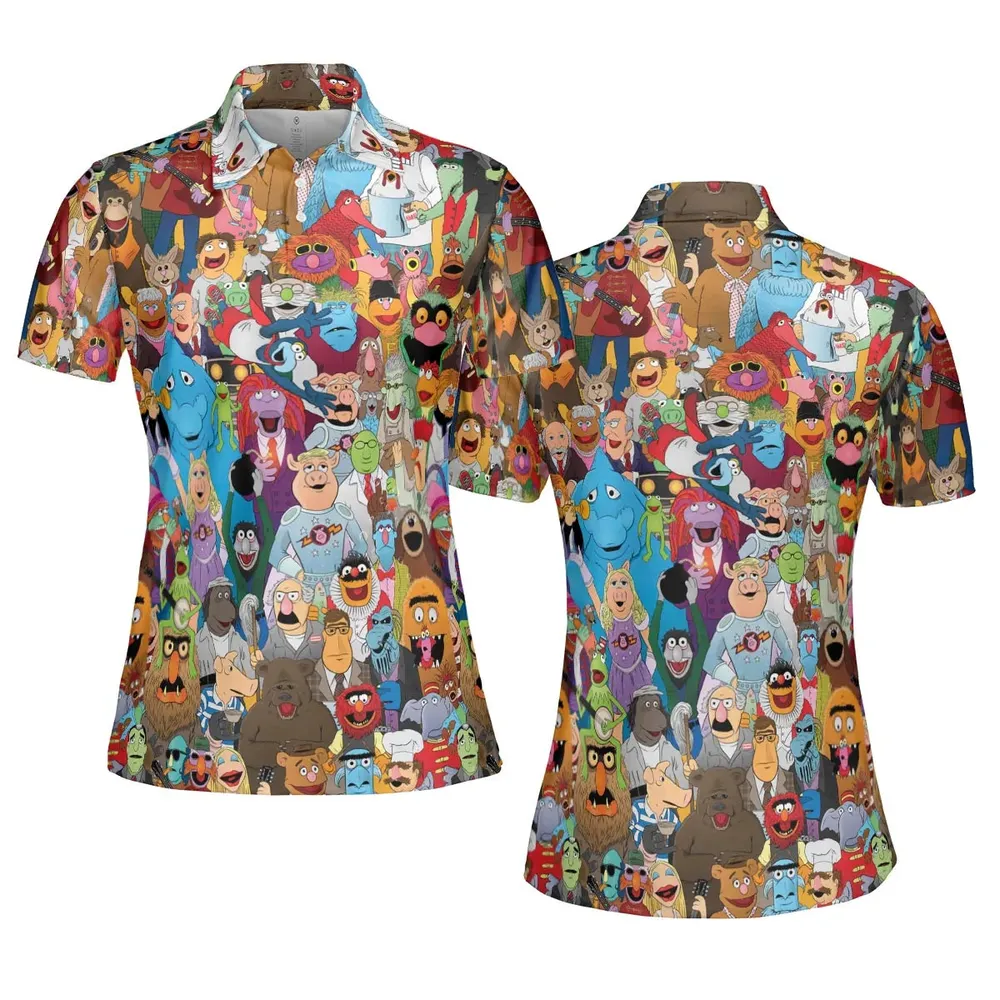 The Great Muppet Jubilee The Muppet AOP Men/Women Polo Shirt - 5