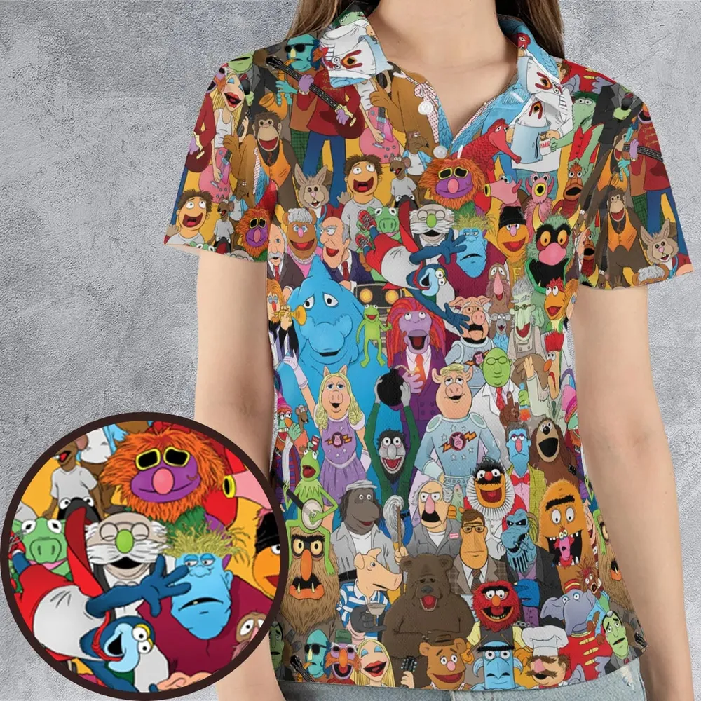 The Great Muppet Jubilee The Muppet AOP Men/Women Polo Shirt - 4