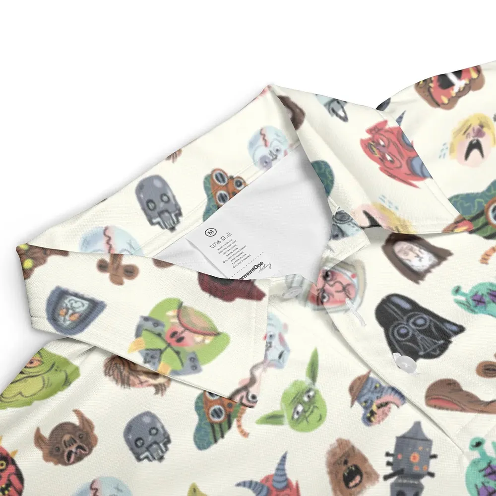 Star Wars Collage Pattern AOP Men/Women Polo Shirt - 3