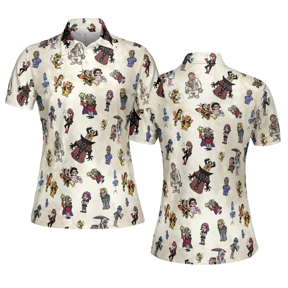 V Is For Venture The Venture Bros Villains AOP Men/Women Polo Shirt - 5