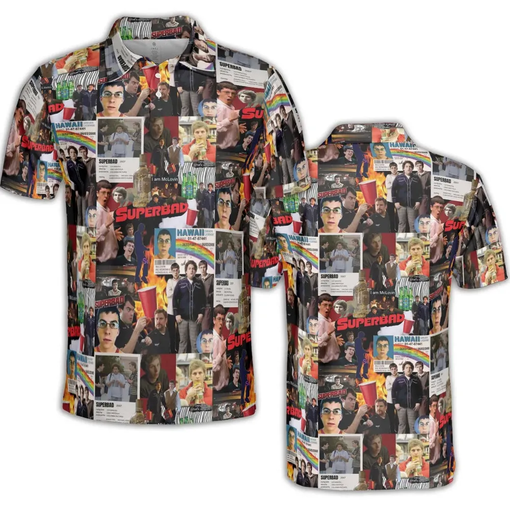 Seth Evan McLovin Superbad AOP Men/Women Polo Shirt - 2