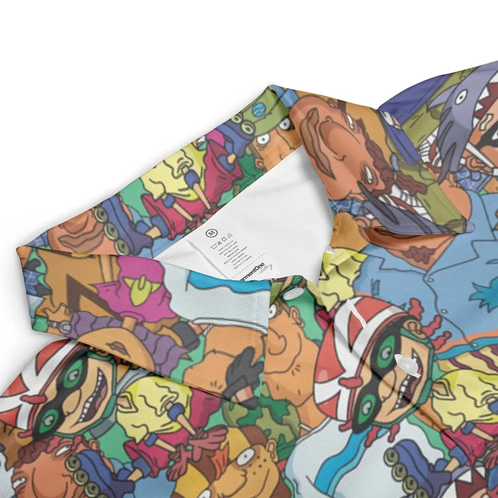 Rocket Power Characters AOP Men/Women Polo Shirt - 3