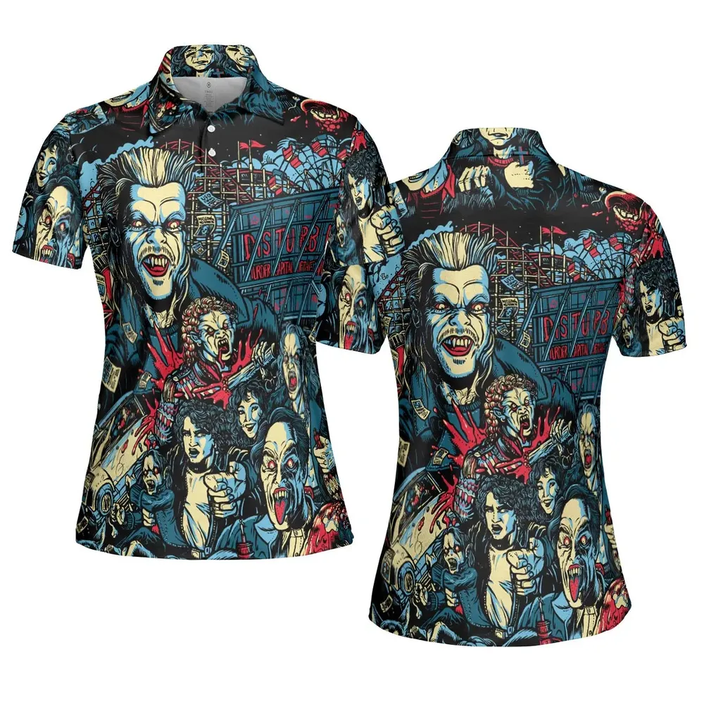 The Lost Boys Eighties Vampire Horror AOP Men/Women Polo Shirt - 5
