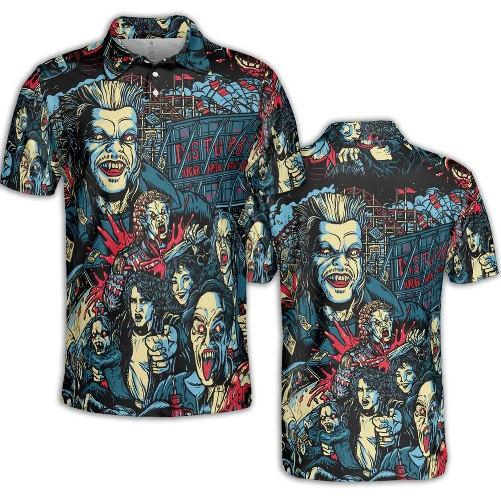 The Lost Boys Eighties Vampire Horror AOP Men/Women Polo Shirt - 2