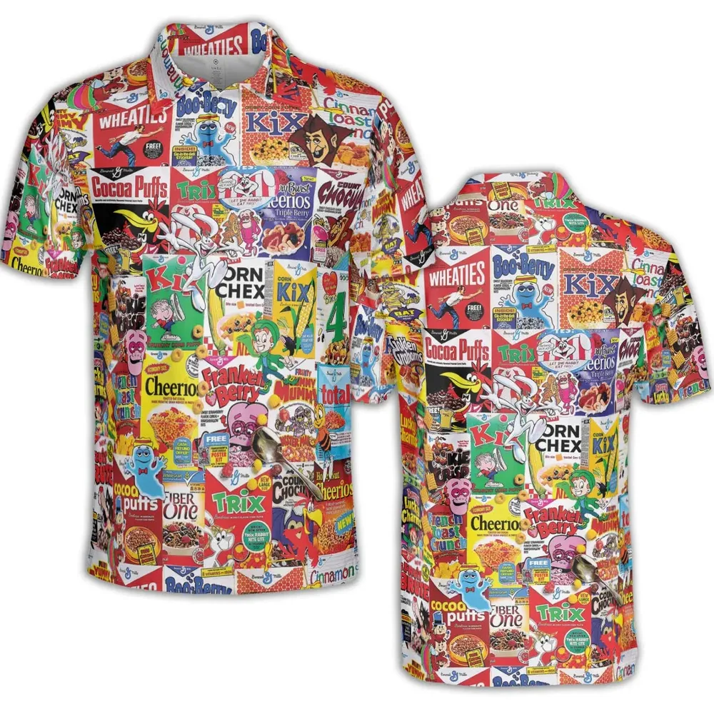 Popular Cereal Boxes AOP Men/Women Polo Shirt - 2