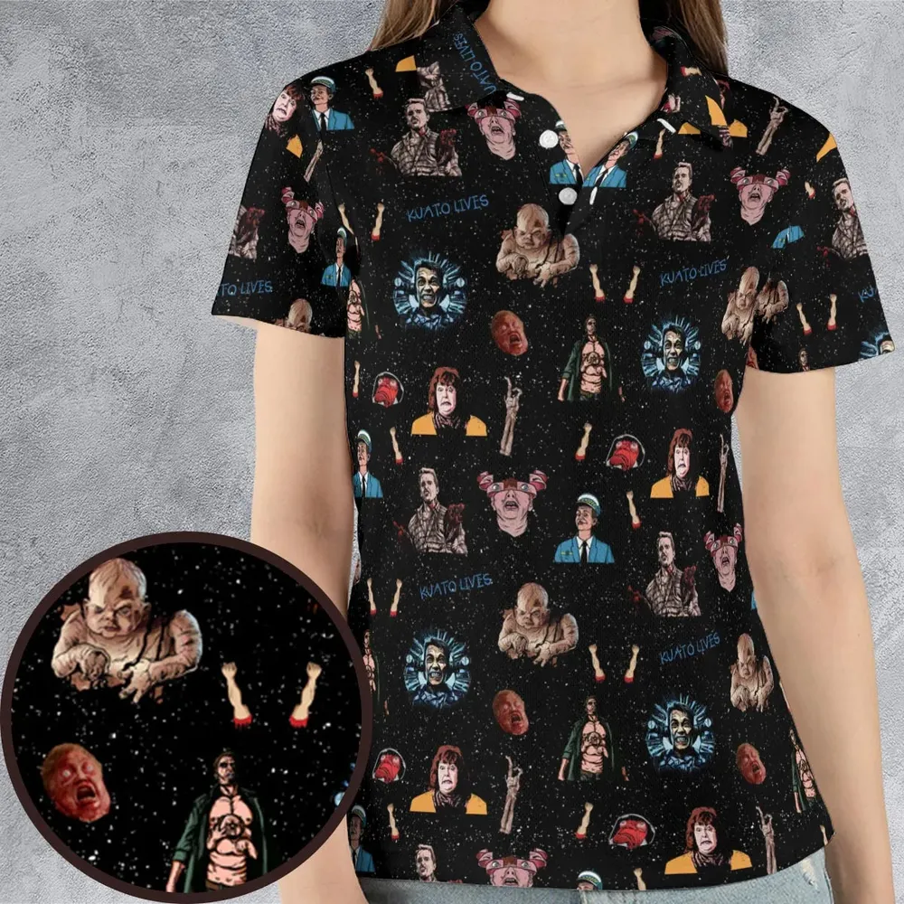 Total Recall Pattern AOP Men/Women Polo Shirt - 4